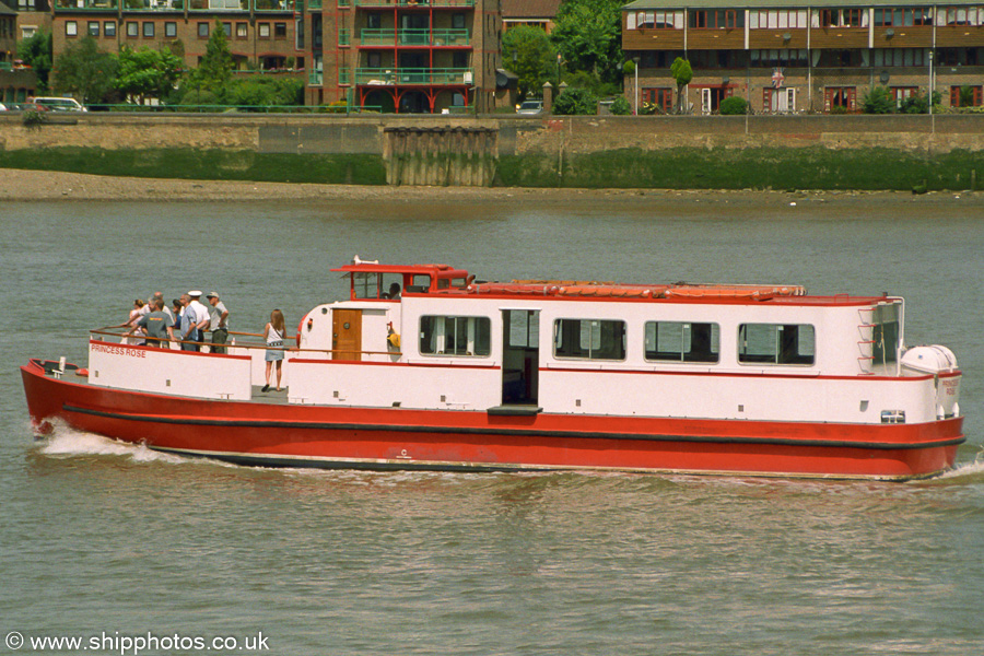  Princess Rose pictured at Greenwich on 16th July 2005