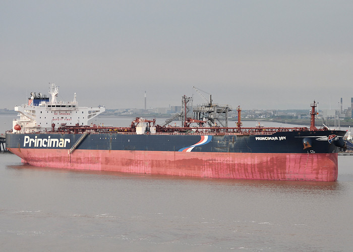 Photograph of the vessel  Princimar Joy pictured at Immingham Oil Terminal on 27th June 2012