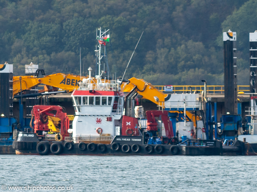 Photograph of the vessel  Puffin Island pictured at Hunterston on 26th September 2023