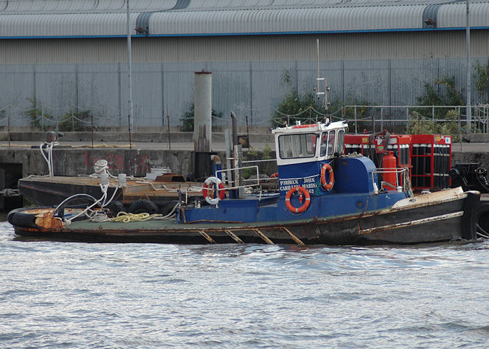 Photograph of the vessel  Purbeck John pictured at Convoy's Wharf, Deptford on 11th June 2009