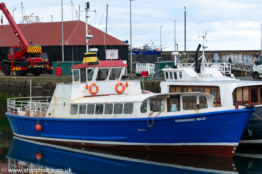 Photograph of the vessel  Queensferry Belle pictured at Arbroath on 22nd May 2022