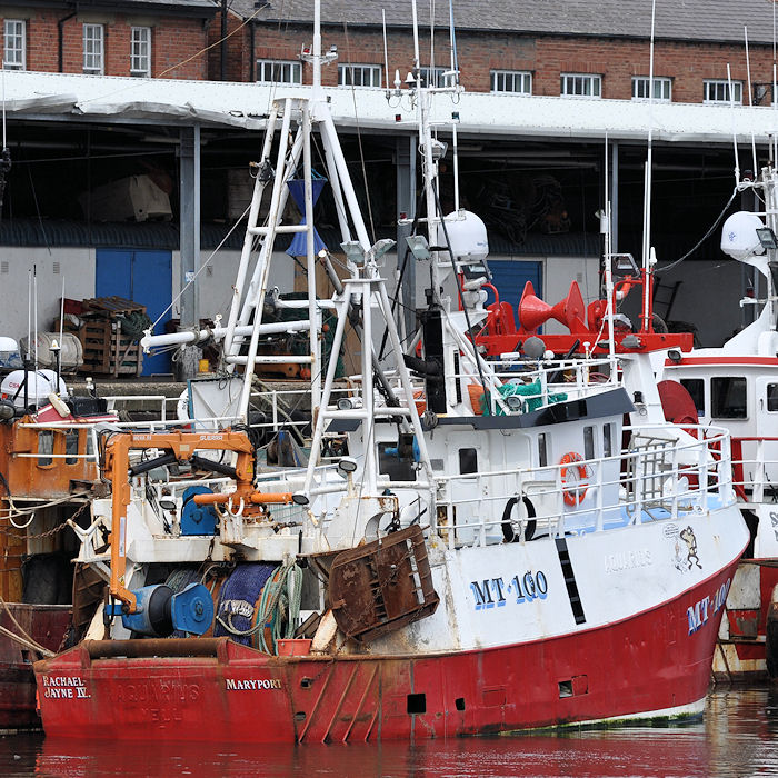 Photograph of the vessel fv Rachael Jayne IV pictured at the Fish Quay, North Shields on 23rd August 2013