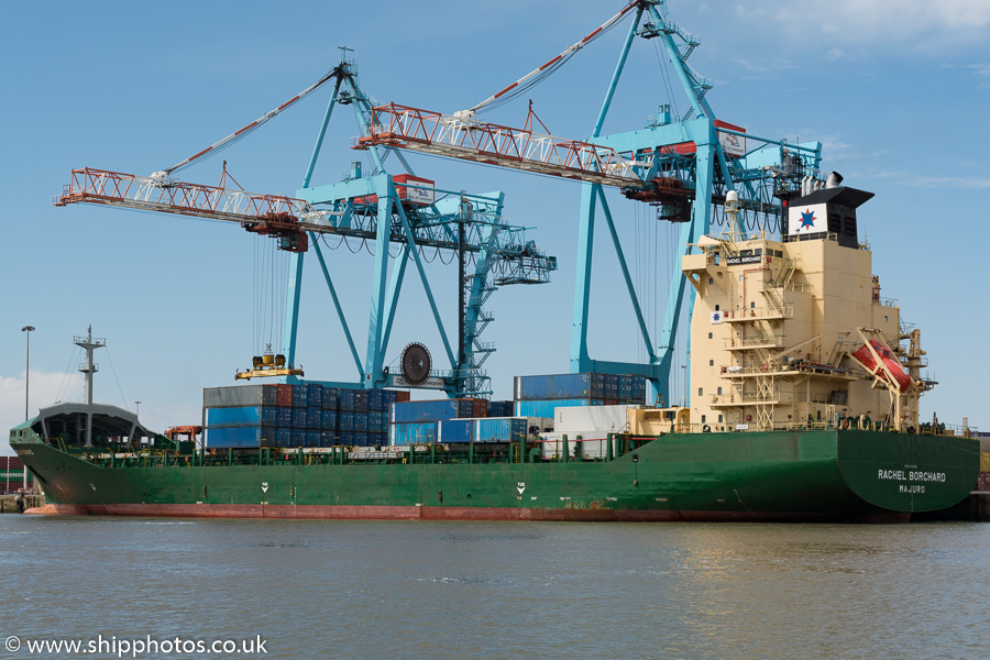 Photograph of the vessel  Rachel Borchard pictured in Royal Seaforth Dock, Liverpool on 20th June 2015