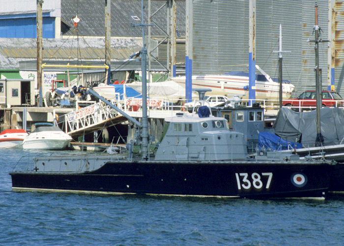  RAF 1387 pictured laid up at Southampton on 13th July 1997