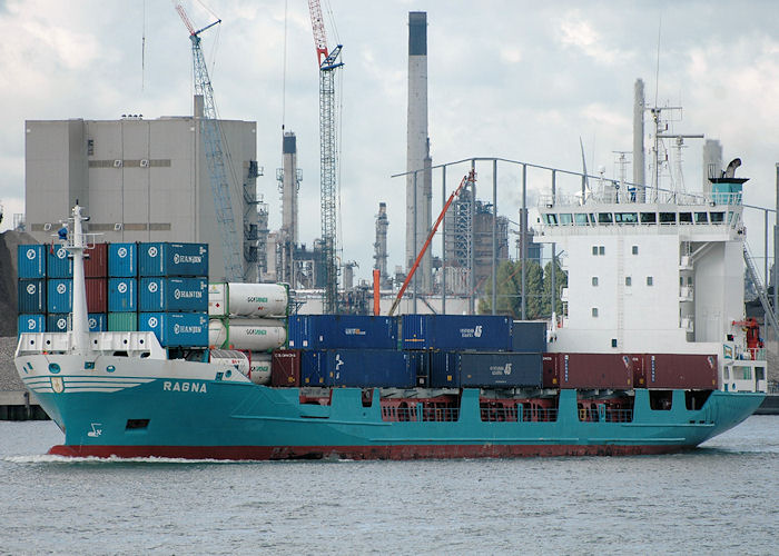 Photograph of the vessel  Ragna pictured passing Vlaardingen on 21st June 2010