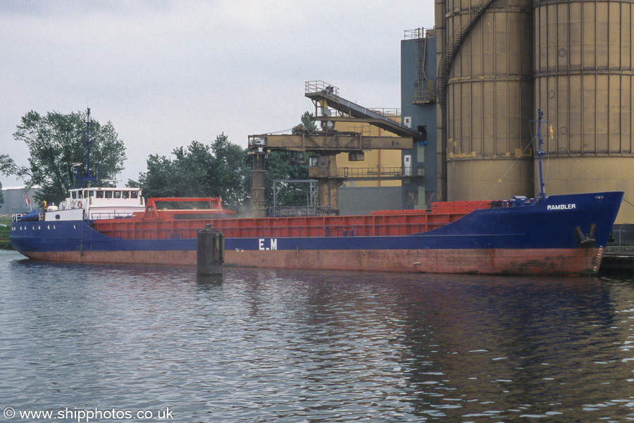 Photograph of the vessel  Rambler pictured in Amerikahaven, Amsterdam on 16th June 2002