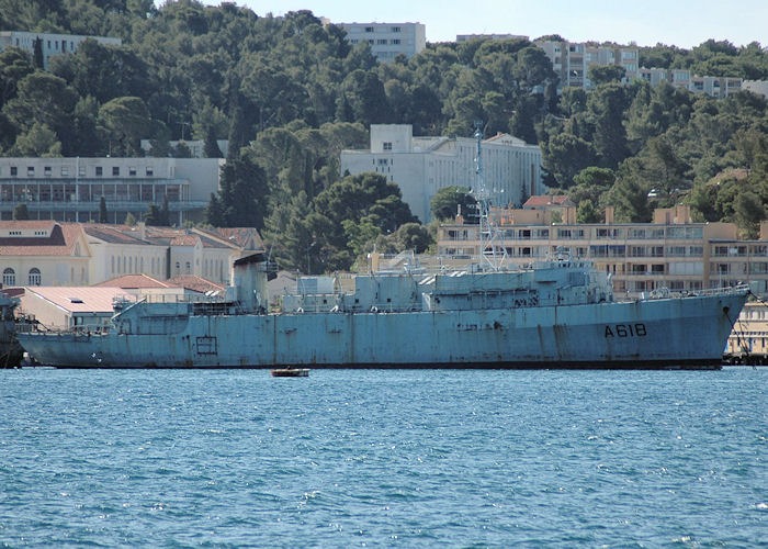 Photograph of the vessel FS Rance pictured laid up at Toulon on 9th August 2008