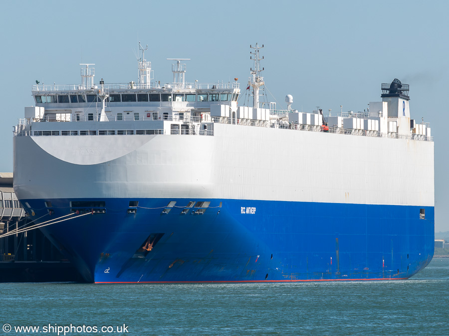 Photograph of the vessel  RCC Antwerp pictured at Southampton on 28th April 2025