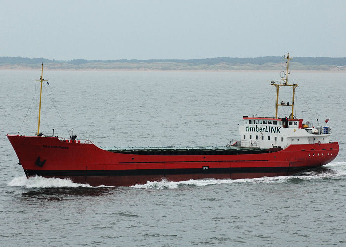 Photograph of the vessel  Red Baroness pictured departing Liverpool on 18th June 2006