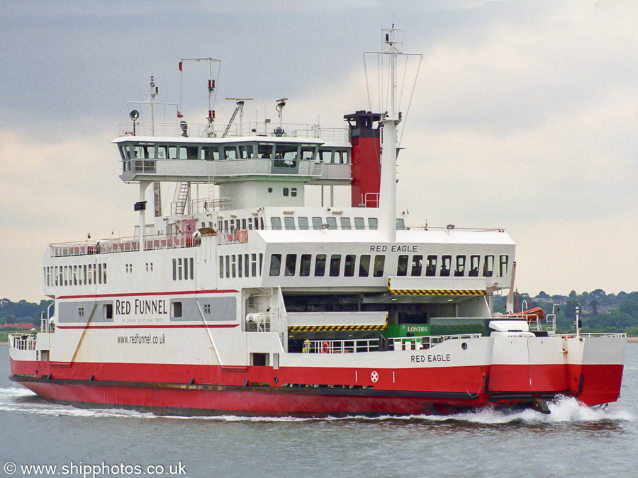 Photograph of the vessel  Red Eagle pictured at Southampton on 5th June 2002