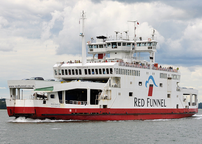 Photograph of the vessel  Red Eagle pictured on Southampton Water on 20th July 2012