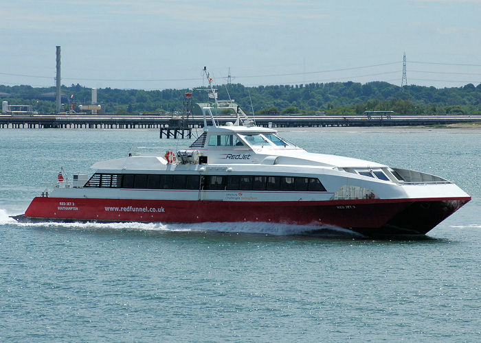 Photograph of the vessel  Red Jet 3 pictured on Southampton Water on 13th June 2009