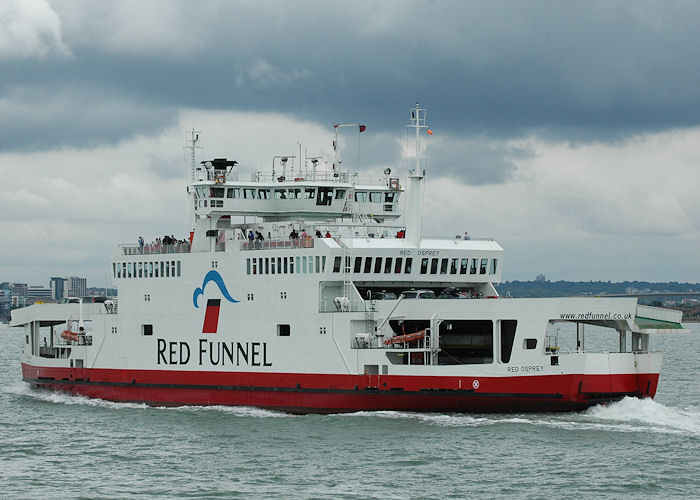 Photograph of the vessel  Red Osprey pictured on Southampton Water on 14th August 2010