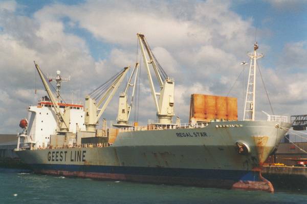  Regal Star pictured in Southampton on 29th April 1997