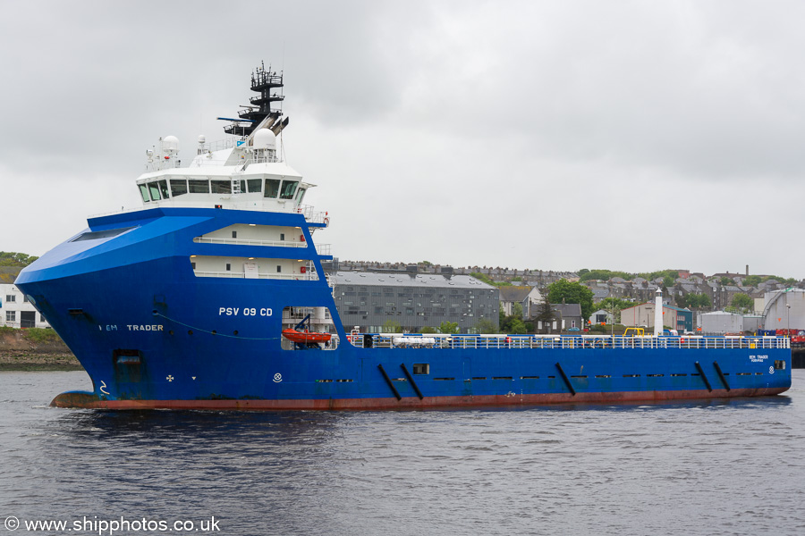  Rem Trader pictured departing Aberdeen on 30th May 2019