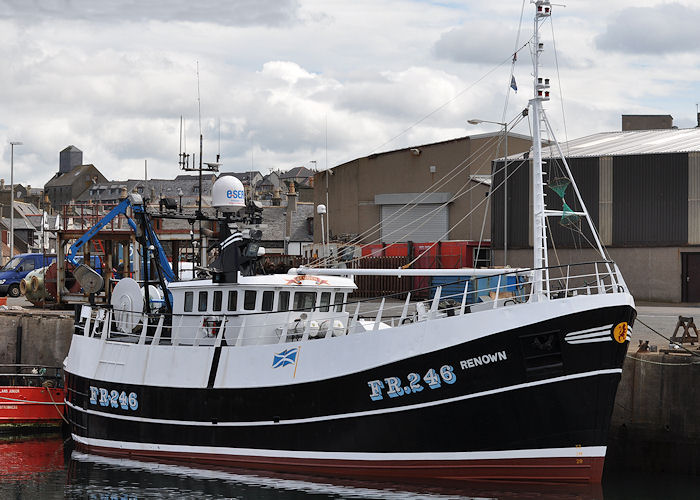 Photograph of the vessel fv Renown pictured at Macduff on 6th May 2013