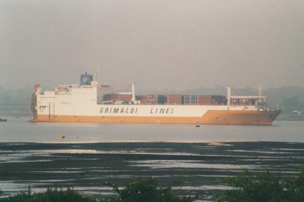 Photograph of the vessel  Repubblica di Amalfi pictured arrving in Southampton on 5th June 2000