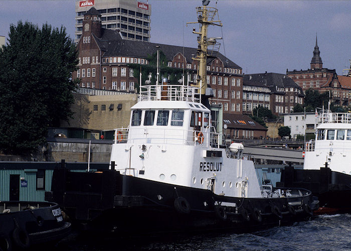 Photograph of the vessel  Resolut pictured in Hamburg on 21st August 1995