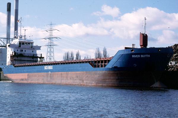 Photograph of the vessel  River Blyth pictured in Hamburg on 20th March 2001