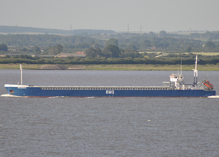 Photograph of the vessel  RMS Duisburg pictured on the River Humber on 29th June 2011