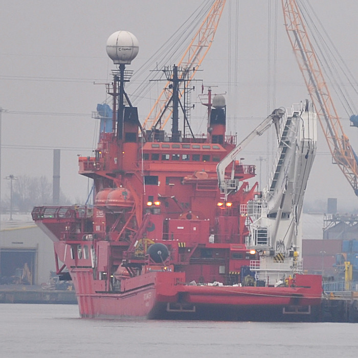 Photograph of the vessel  Rockwater 1 pictured at North Shields on 23rd March 2012