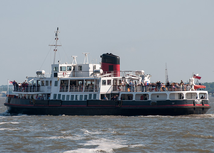 Photograph of the vessel  Royal Iris of the Mersey pictured at Liverpool on 31st May 2014