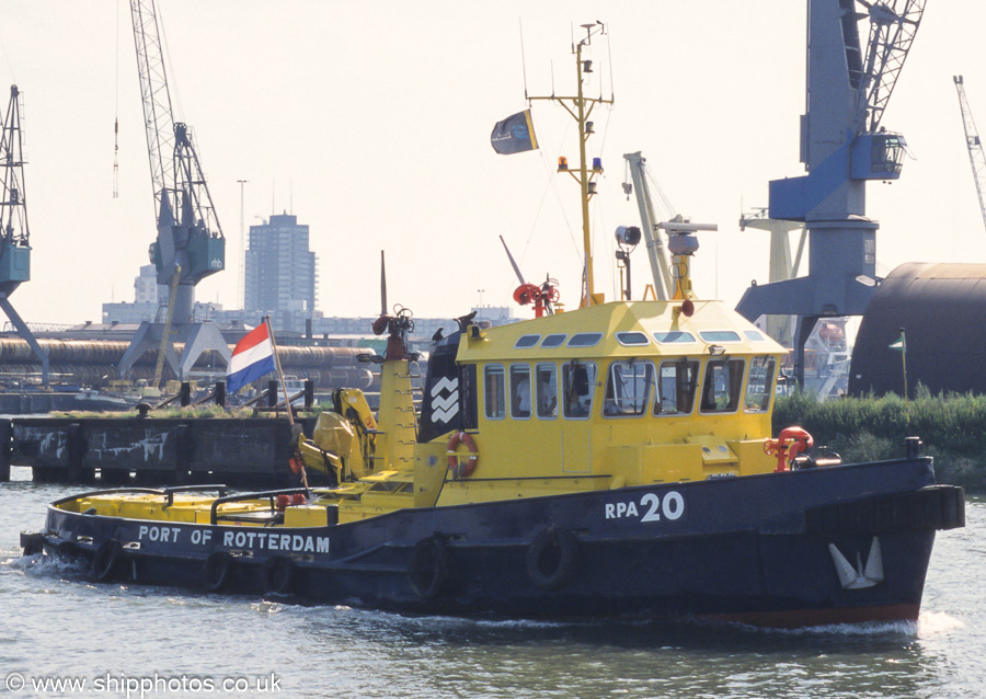 Photograph of the vessel  RPA 20 pictured in Waalhaven, Rotterdam on 17th June 2002