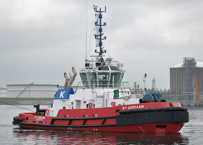 Photograph of the vessel  RT Adriaan pictured in 7e Petroleumhaven, Europoort on 26th June 2011