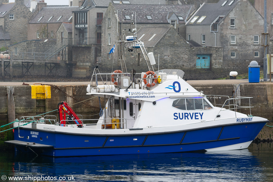 Photograph of the vessel  Ruby May pictured at Lerwick on 17th May 2022