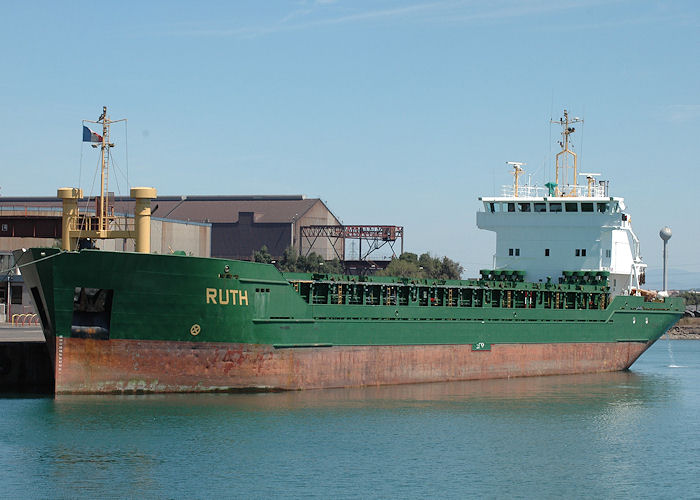 Photograph of the vessel  Ruth pictured in Port Saint Louis du Rhône on 10th August 2008