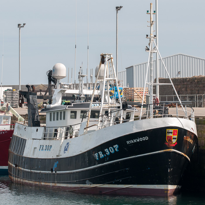 Photograph of the vessel fv Ryanwood pictured at Peterhead on 5th May 2014