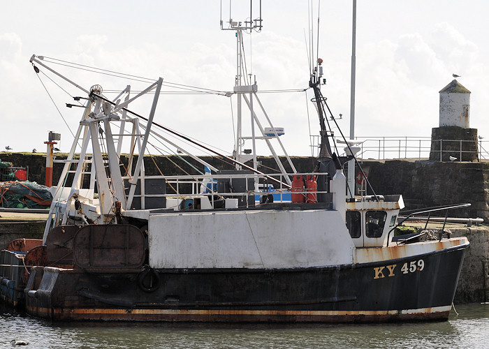 Photograph of the vessel fv Sanela pictured at Pittenweem on 18th April 2012