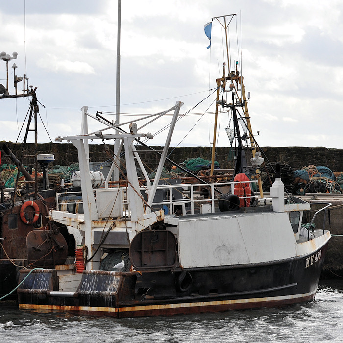 Photograph of the vessel fv Sanela pictured at Pittenweem on 17th September 2012