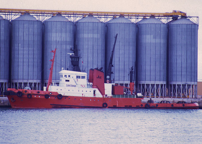 Photograph of the vessel  Santania pictured at Southampton on 18th August 1990