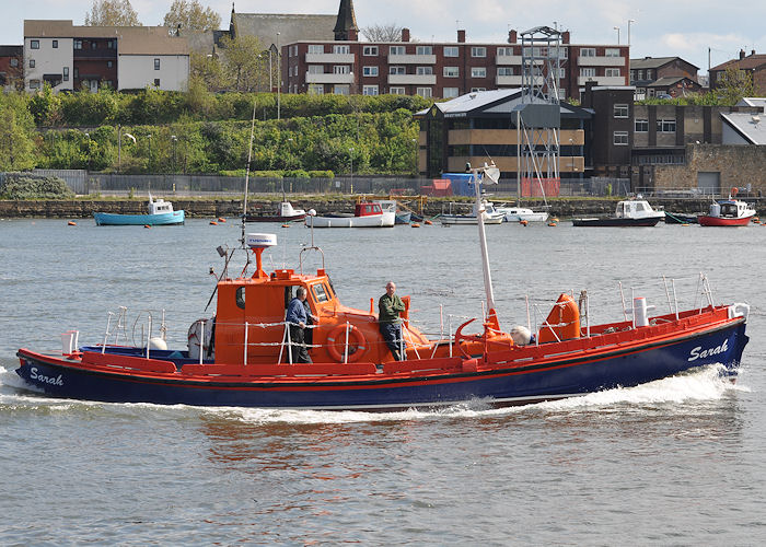 Photograph of the vessel  Sarah pictured passing North Shields on 26th May 2013
