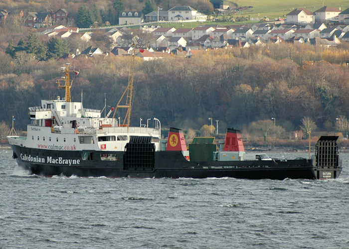  Saturn pictured departing Dunoon on 20th November 2010