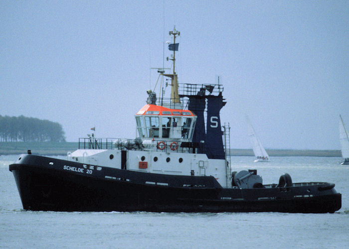Photograph of the vessel  Schelde 20 pictured in Antwerp on 19th April 1997