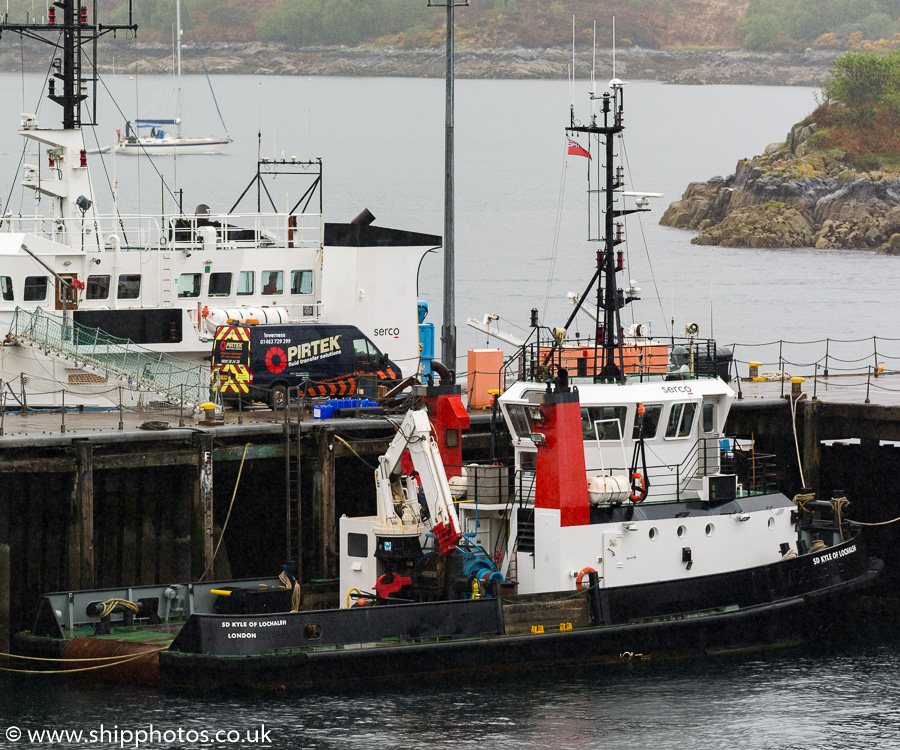 Photograph of the vessel  SD Kyle of Lochalsh pictured at Kyle of Lochalsh on 19th May 2016