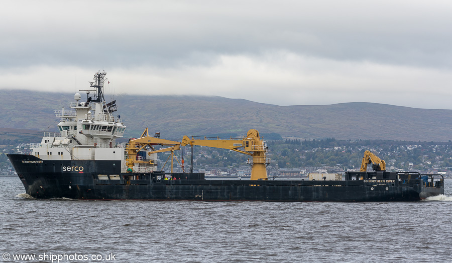  SD Northern River pictured passing Greenock on 6th October 2019