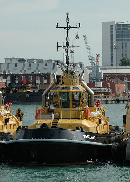 Photograph of the vessel  SD Reliable pictured in Portsmouth Naval Base on 14th August 2010