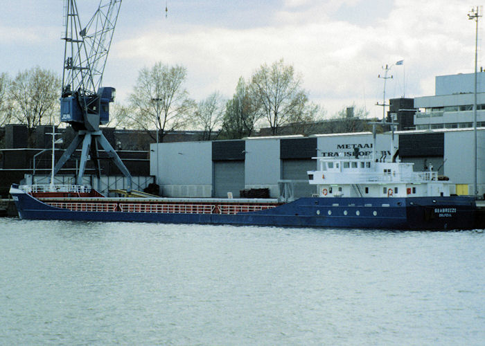 Photograph of the vessel  Seabreeze pictured in Rotterdam on 20th April 1997