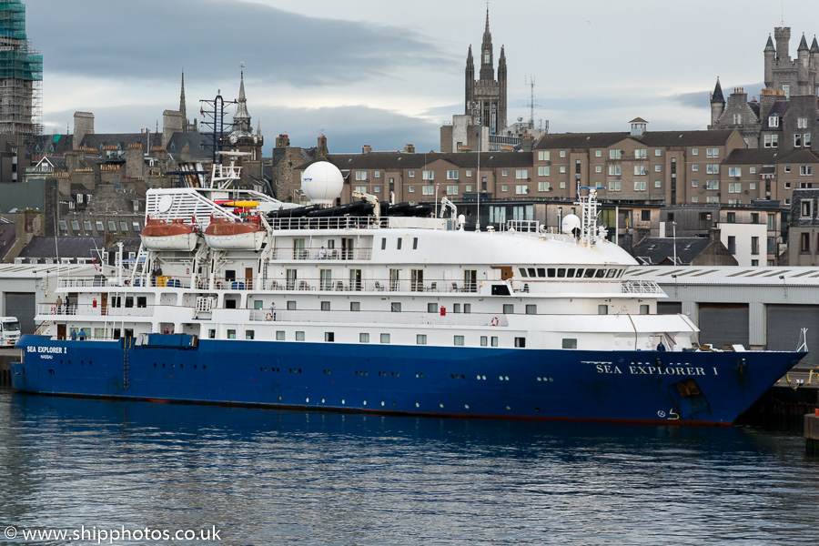Photograph of the vessel  Sea Explorer I pictured at Aberdeen on 22nd May 2015