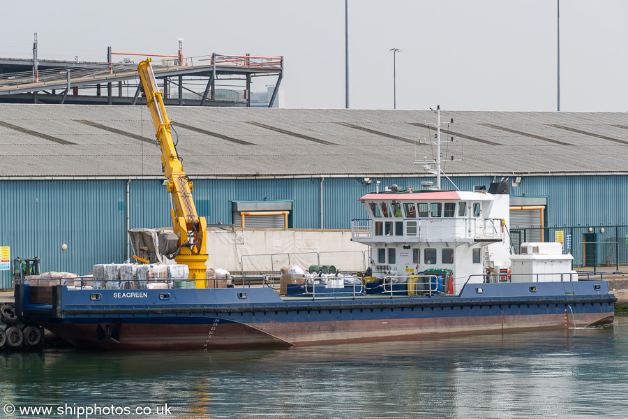 Photograph of the vessel  Seagreen pictured at Southampton on 26th April 2025