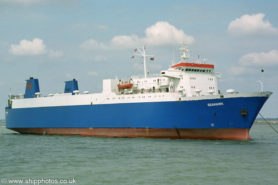 Photograph of the vessel  Seahawk pictured on the River Thames on 16th August 2003