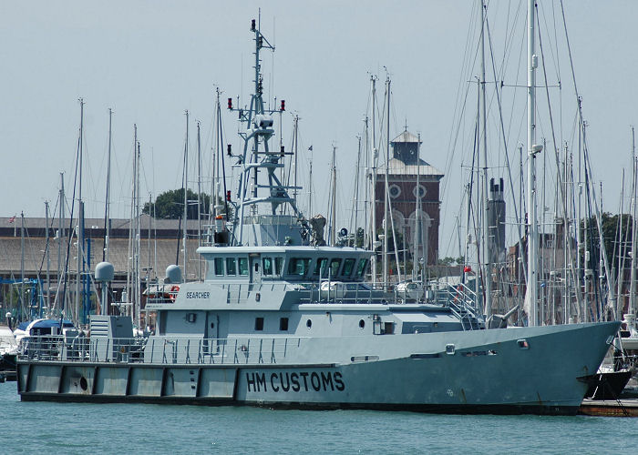 Photograph of the vessel HMRC Searcher pictured at Gosport on 8th August 2006