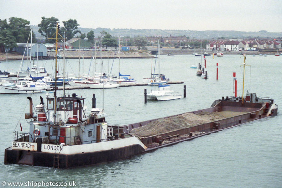  Sea Reach pictured in Portsmouth Harbour on 11th August 1989