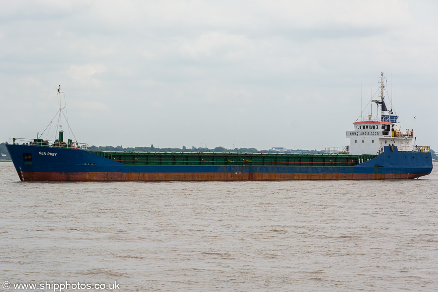 Sea Ruby pictured on the River Mersey on 3rd August 2019