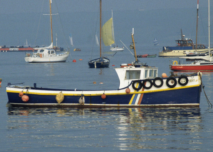 Photograph of the vessel  Sea Spray pictured at Falmouth on 27th September 1997