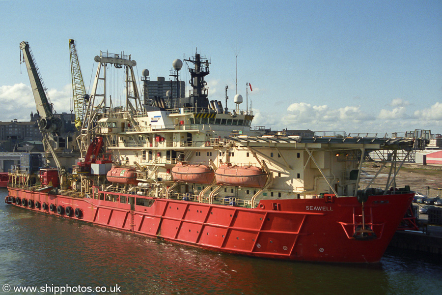 Photograph of the vessel  Seawell pictured at Aberdeen on 8th May 2003