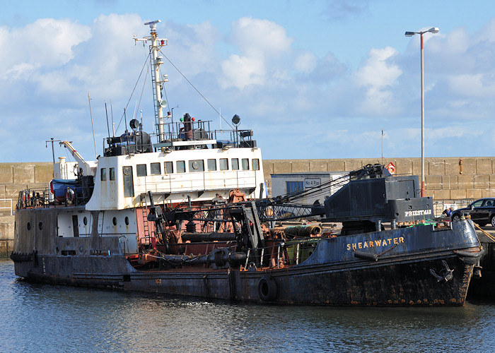 Photograph of the vessel  Shearwater pictured at Buckie on 15th April 2012